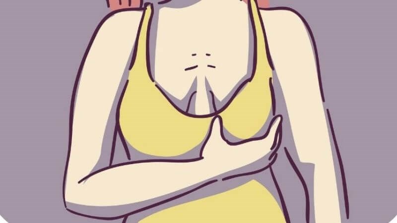 Massage ngực giúp dẫn lưu hệ bạch huyết bắt đầu từ vùng nách dưới cánh tay