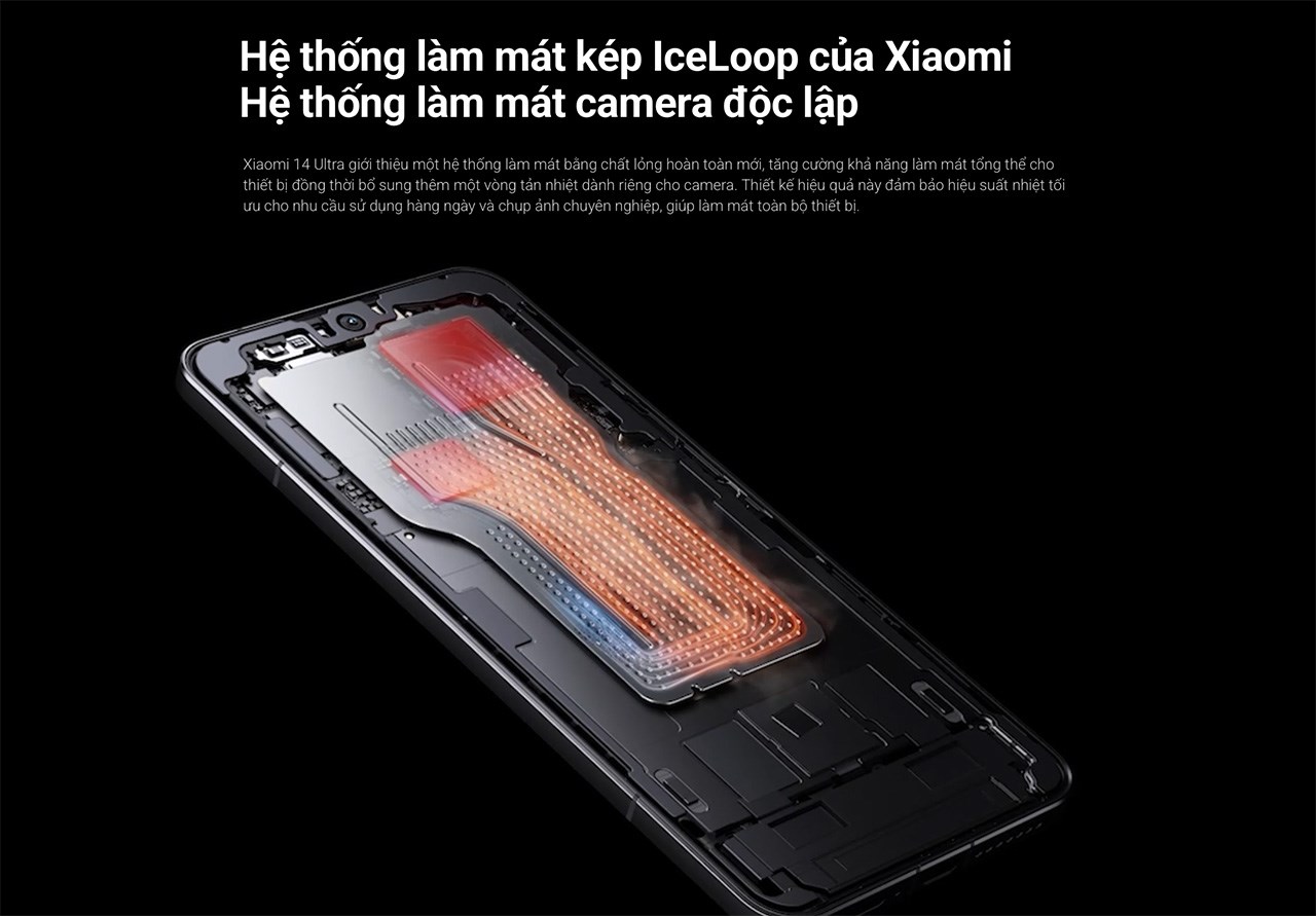 Hệ thống làm mát kép IceLoop của Xiaomi 