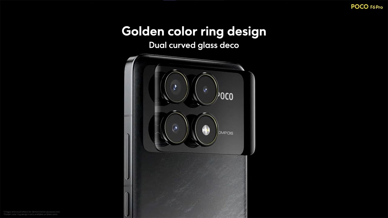 Thiết kế cực tinh tế trên POCO F6 Pro Thiết kế cực tinh tế trên POCO F6 Pro