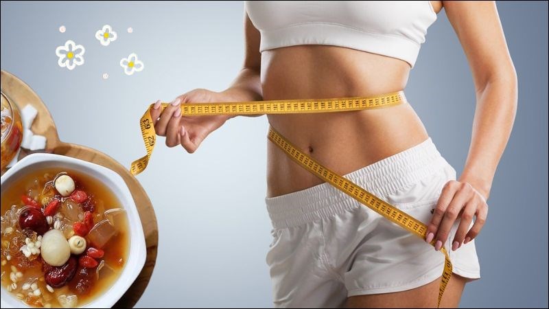 Chè dưỡng nhan hỗ trợ giảm cân và chống béo phì