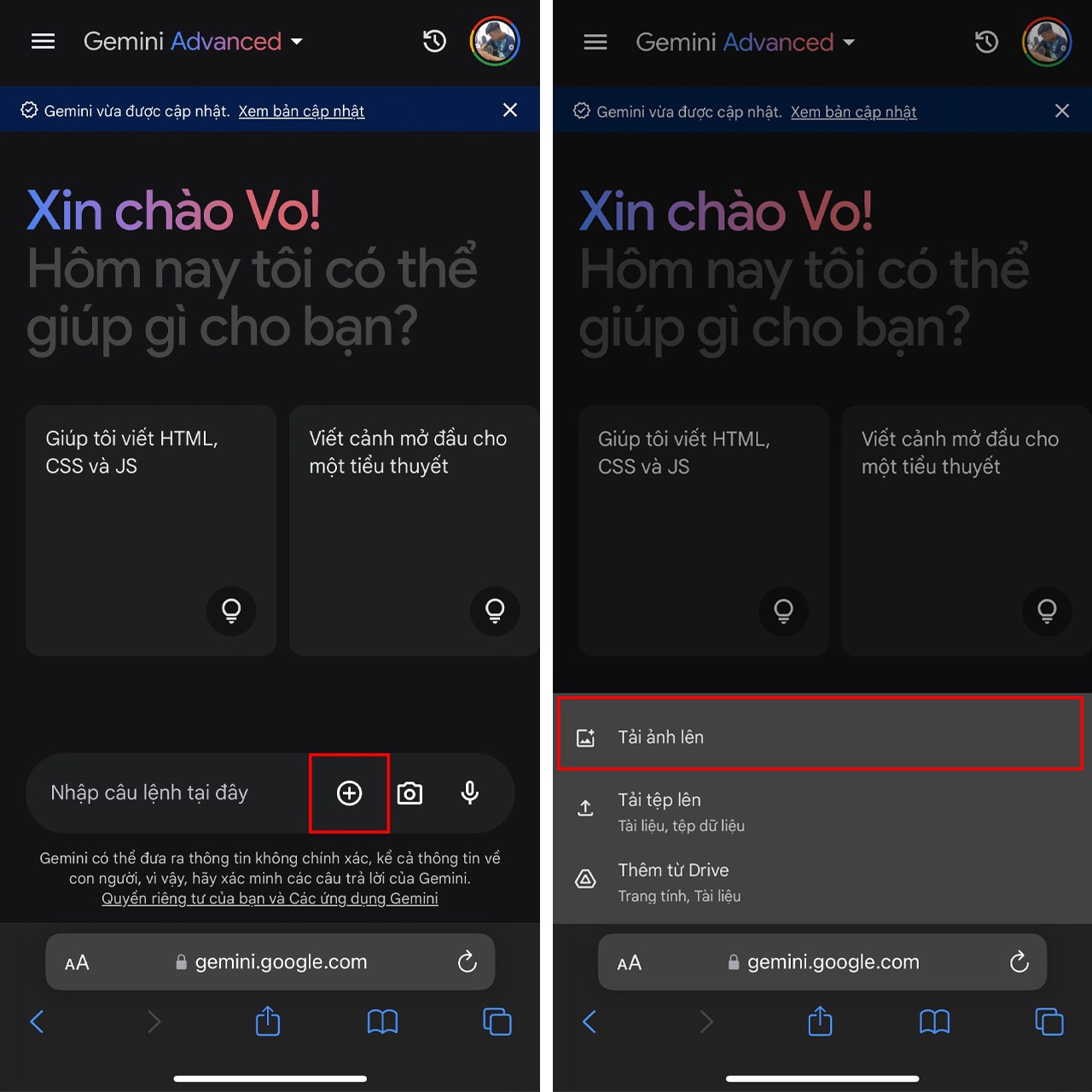 Cách phần tích dữ liệu hình ảnh bằng Gemini Advanced