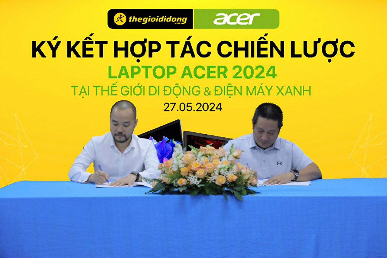 Việc ký kết giữa Thế Giới Di Động và Acer còn thúc đẩy uy tín giữa hai bên