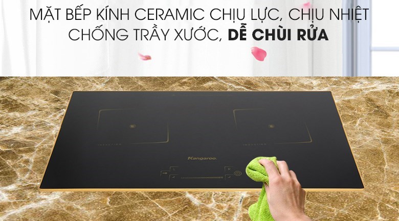Bếp từ đôi lắp âm Kangaroo KG438I
