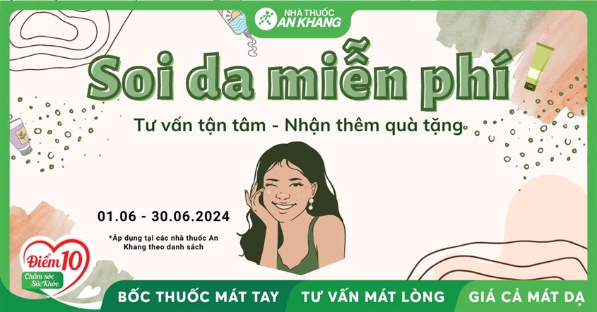 Khách hàng đến các cửa hàng An Khang sẽ được hỗ trợ soi da miễn phí và được dược sĩ tư vấn các loại sản phẩm phù hợp với da của mình