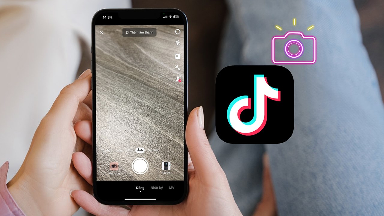 Cách chụp ảnh trên TikTok