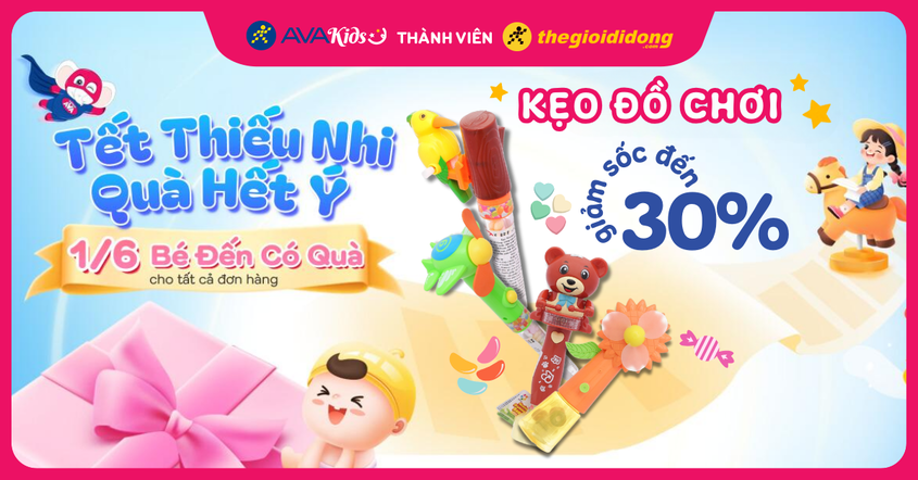 kẹo đồ chơi giảm đến 30% kẹo đồ chơi giảm đến 30%