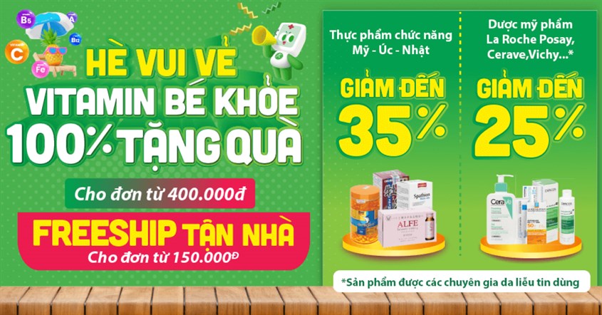 Thực phẩm chức năng Mỹ - Úc - Nhật, dược mỹ phẩm chính hãng giảm giá mạnh