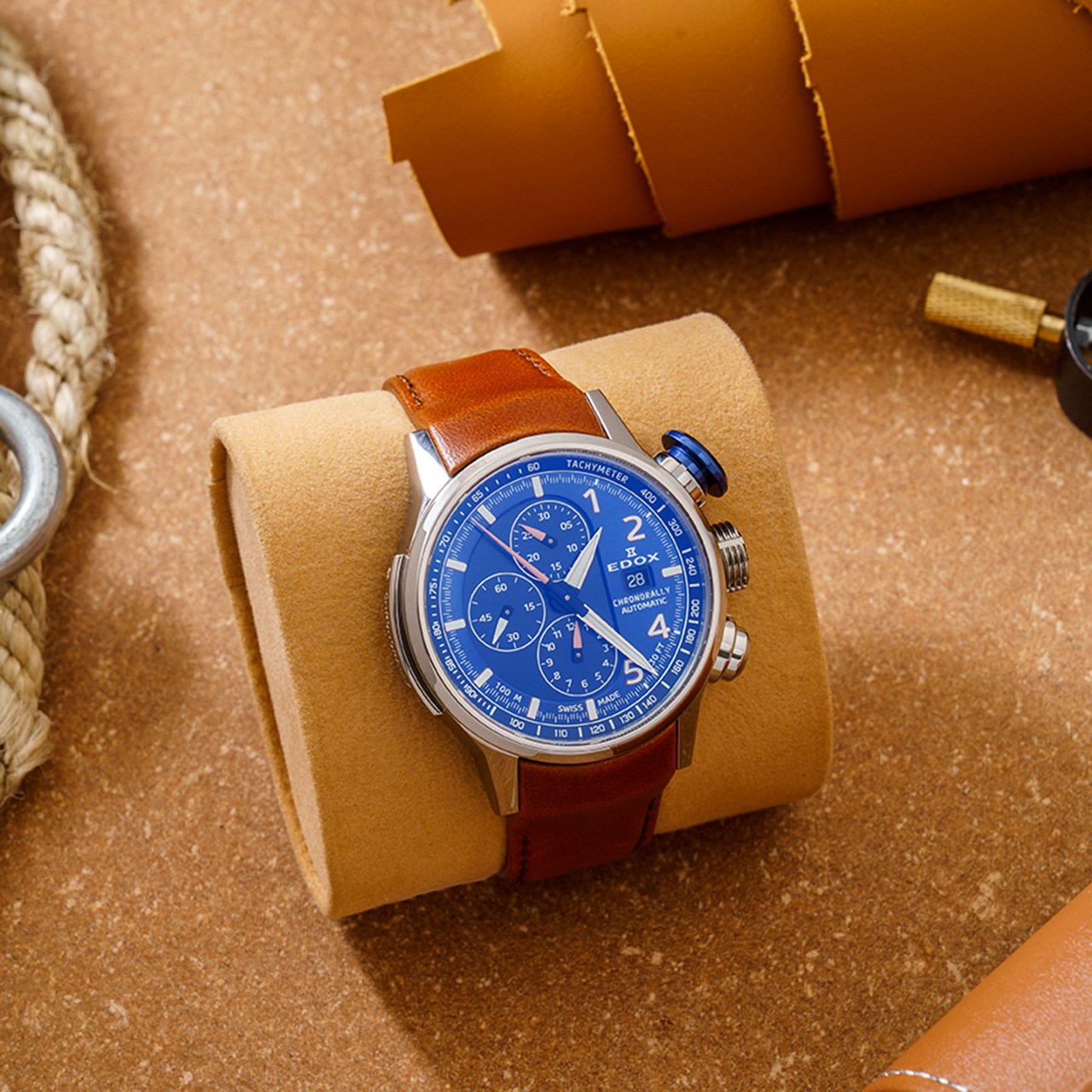 Bộ sưu tập Chronorally được ra đời kể từ khi Edox hợp tác với giải đua xe đường trường thế giới Bộ sưu tập Chronorally được ra đời kể từ khi Edox hợp tác với giải đua xe đường trường thế giới