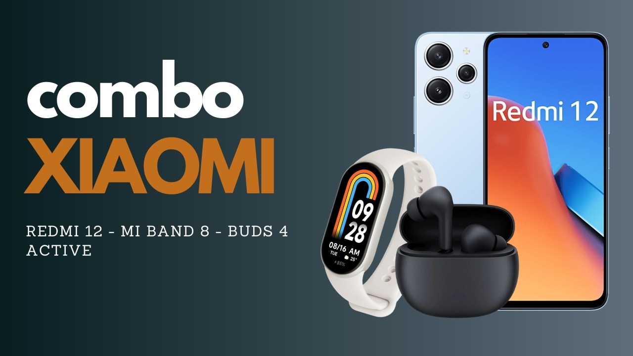 Combo Xiaomi cực tiết kiệm với Redmi 12 cùng Mi Band 8, tai nghe Buds 4 Active