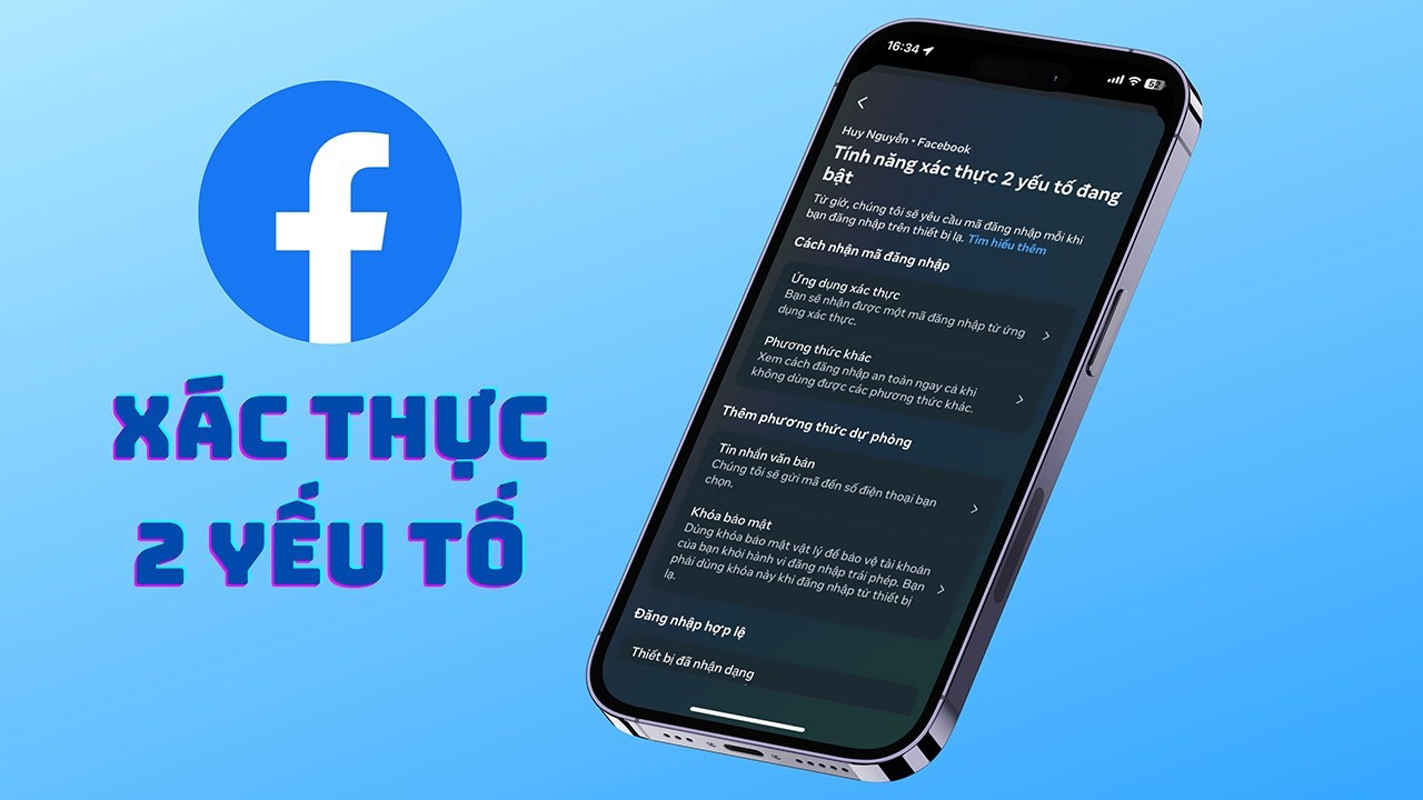 Bảo mật 2 lớp Facebook