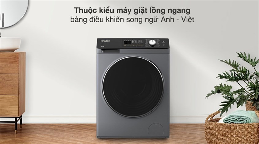 Máy giặt Hitachi Inverter 9.5 kg BD-954HVOS không mở được cửa khi đang có mực nước cao trong lồng giặt
