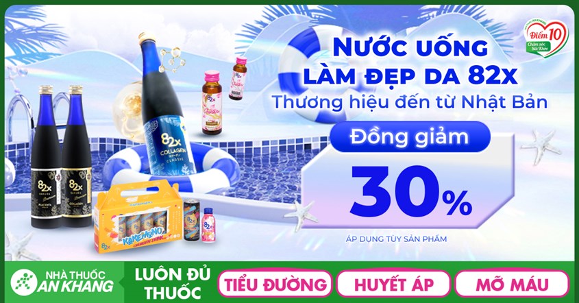 NƯỚC UỐNG LÀM ĐẸP DA 82X - THƯƠNG HIỆU ĐẾN TỪ NHẬT.