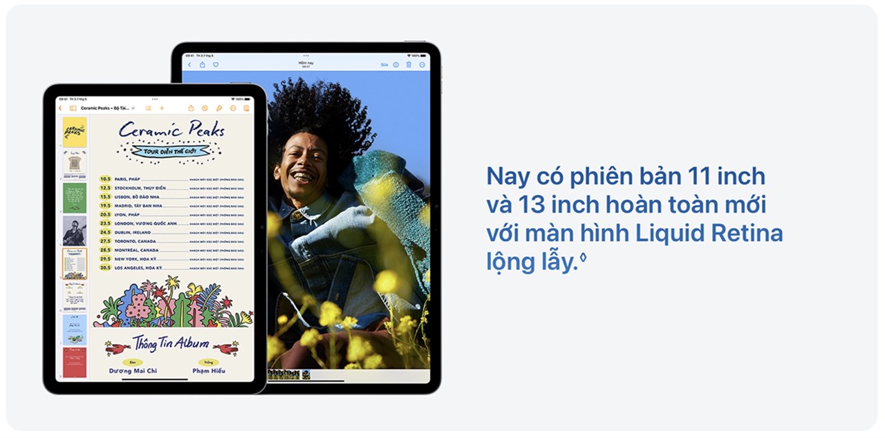 iPad Air M2 giá chỉ từ 16.99 triệu, trả góp 0% chỉ cần trả trước 8.49 triệu, góp 50K mỗi ngày, quá rẻ