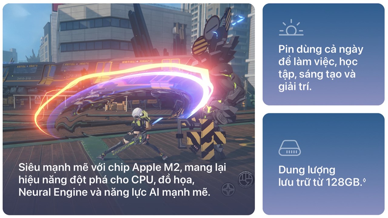 iPad Air M2 giá chỉ từ 16.99 triệu, trả góp 0% chỉ cần trả trước 8.49 triệu, góp 50K mỗi ngày, quá rẻ