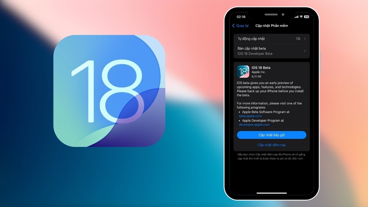 Cách cập nhật iOS 18 Beta