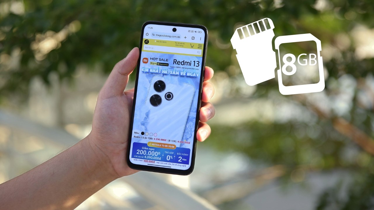 Cách mở rộng RAM trên Redmi 13