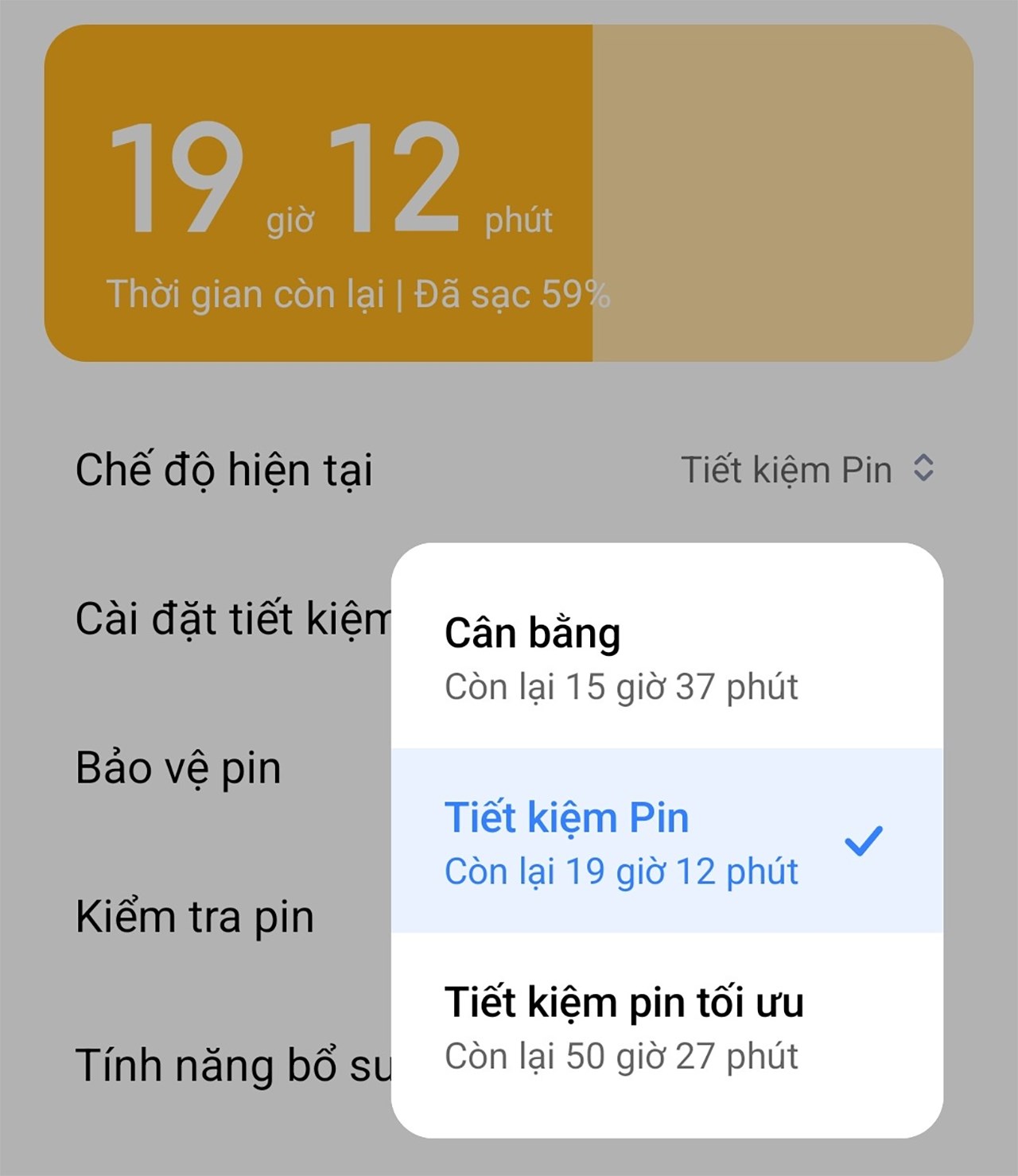 Cách bật tiết kiệm pin trên Redmi 13