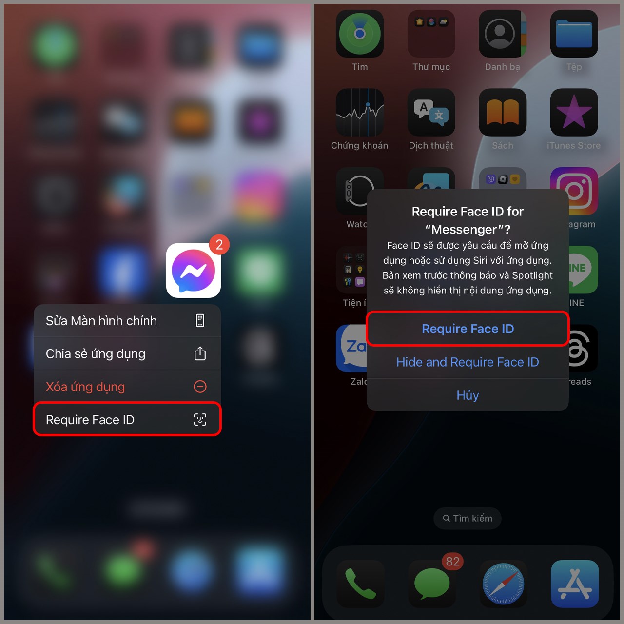 Cách khóa ứng dụng trên iOS 18