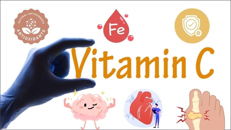 Vitamin C mang lại nhiều lợi ích cho sức khỏe như tăng cường sức đề kháng và ngăn ngừa các bệnh mãn tính