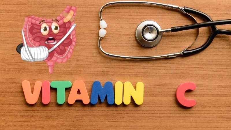 Rối loạn tiêu hóa là một tác phụ phổ biến nhất khi bổ sung quá liều vitamin C
