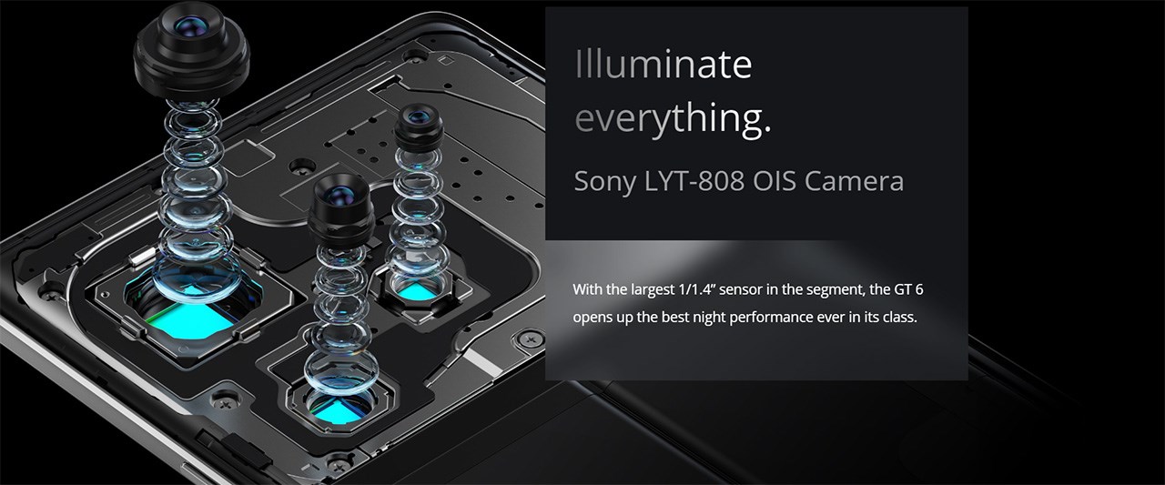 realme GT6 được trang bị camera chính 50 MP