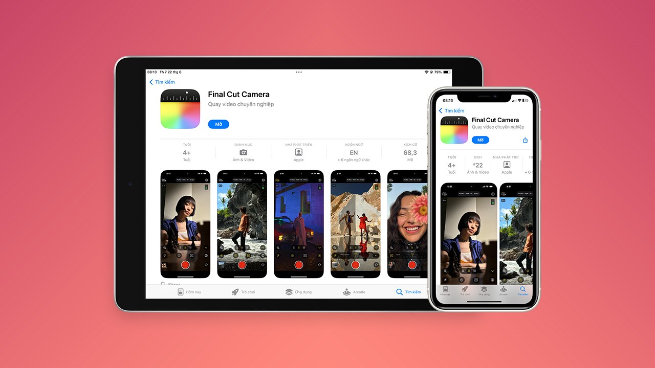 Apple chính thức phát hành ứng dụng Final Cut Camera trên iPhone và iPad