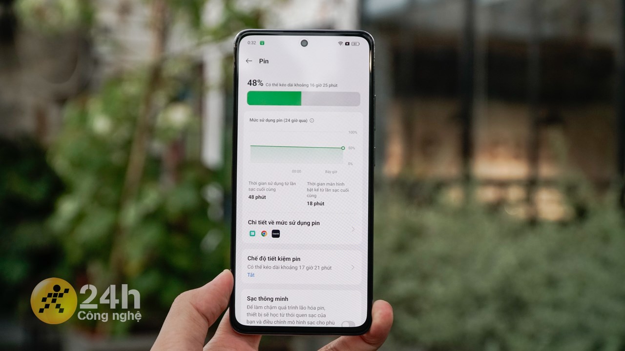 Cách bật sạc thông minh trên OPPO Reno12 F