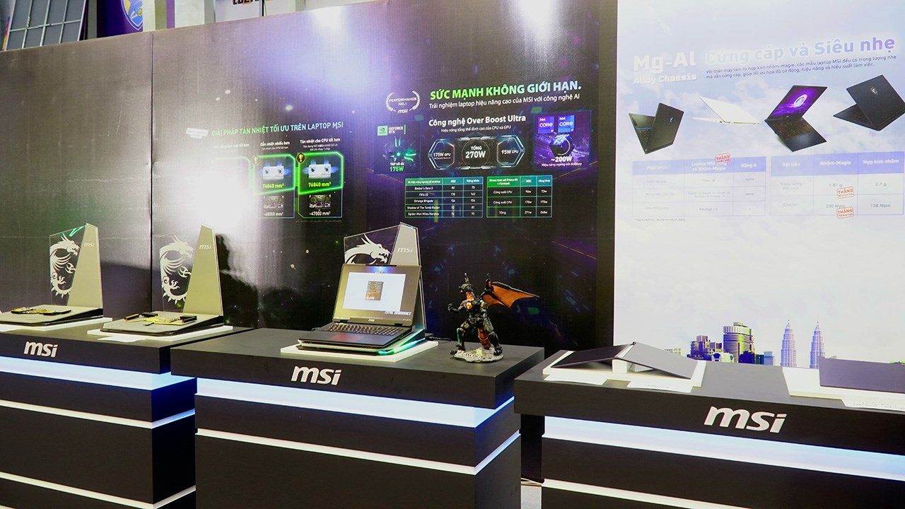 Đến ngay sự kiện MSI đầy hoành tráng này để có những trải nghiệm tuyệt vời nhất
