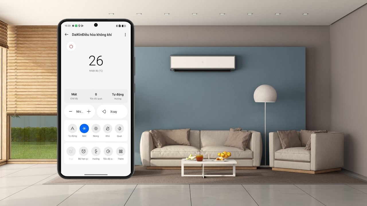 Cách điều khiển máy lạnh bằng điện thoại
