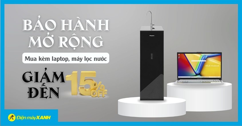 Giảm Đến 15% Gói Bảo Hành Mở Rộng Khi Mua Kèm Laptop, Máy Lọc Nước Tại Điện Máy Xanh