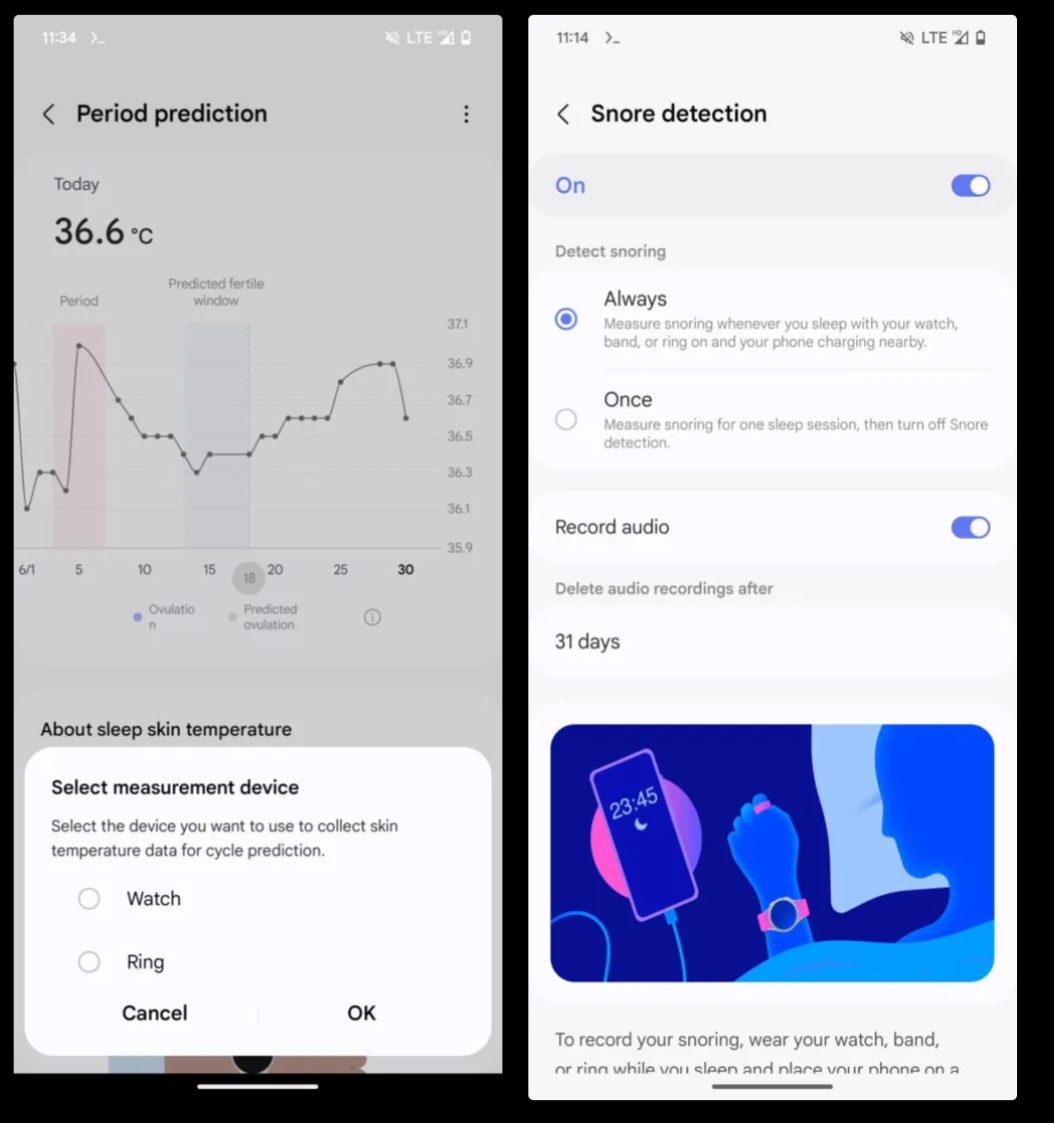 Đo nhiệt độ da và phát hiện tiếng ngáy Đo nhiệt độ da và phát hiện tiếng ngáy