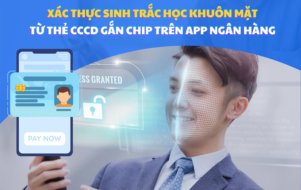 Cách cập nhật sinh trắc học ngân hàng bằng VNeID 