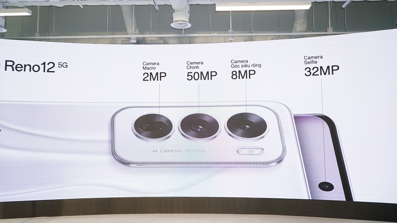Hệ thống camera đầy mạnh mẽ trên OPPO Reno12 Hệ thống camera đầy mạnh mẽ trên OPPO Reno12