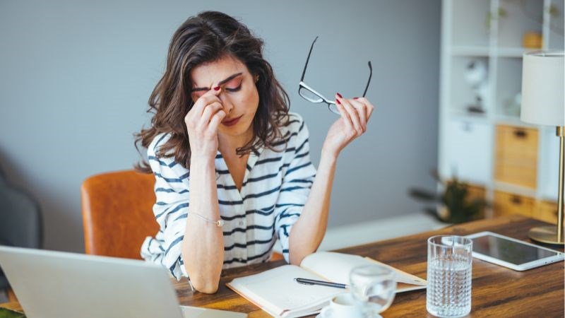 Chu kỳ kinh nguyệt rất dễ thay đổi bởi căng thẳng, stress