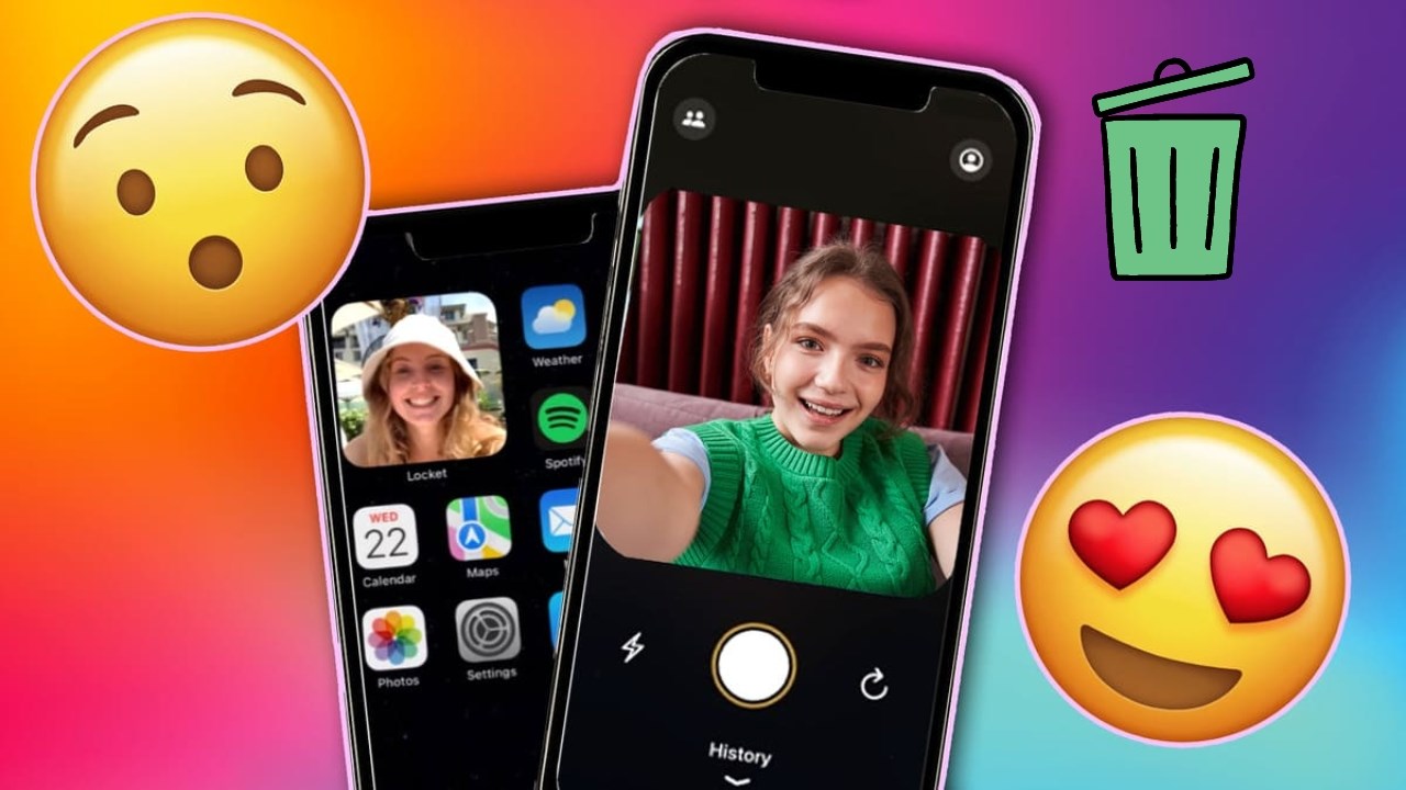 Cách xoá ảnh trên Locket