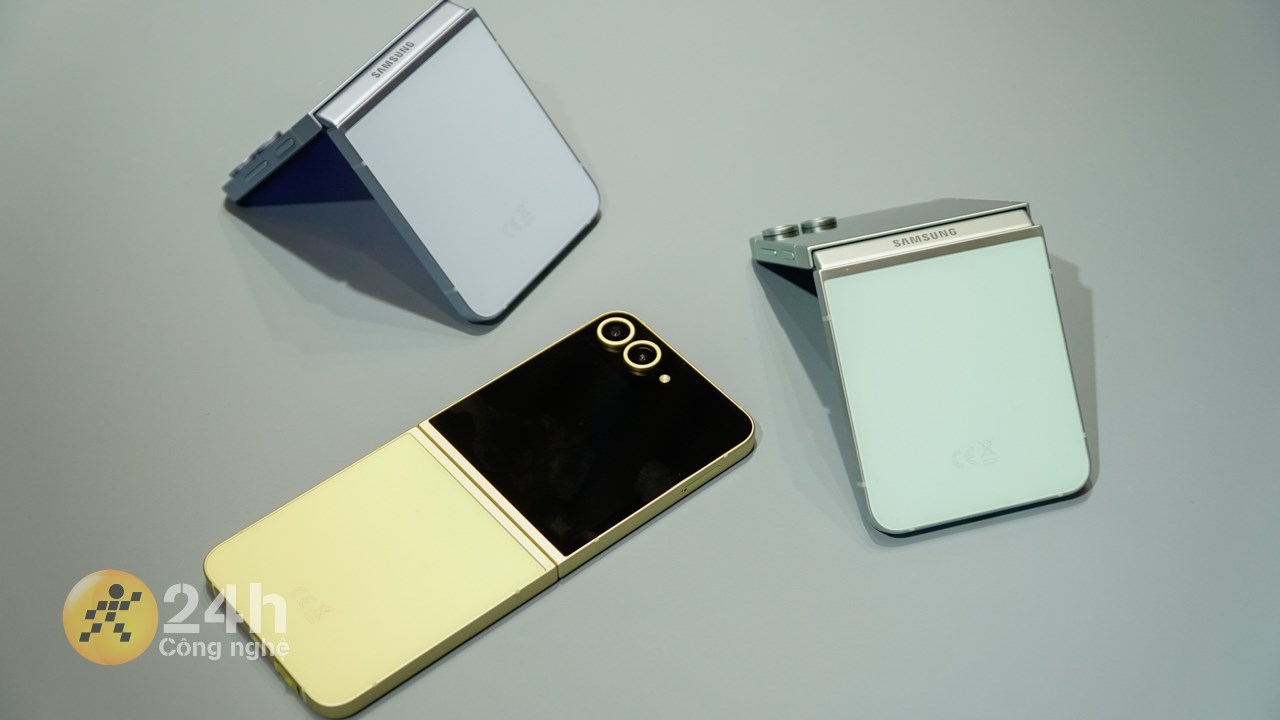 Thiết kế đầy màu sắc trên Galaxy Z Flip 6 Thiết kế đầy màu sắc trên Galaxy Z Flip 6