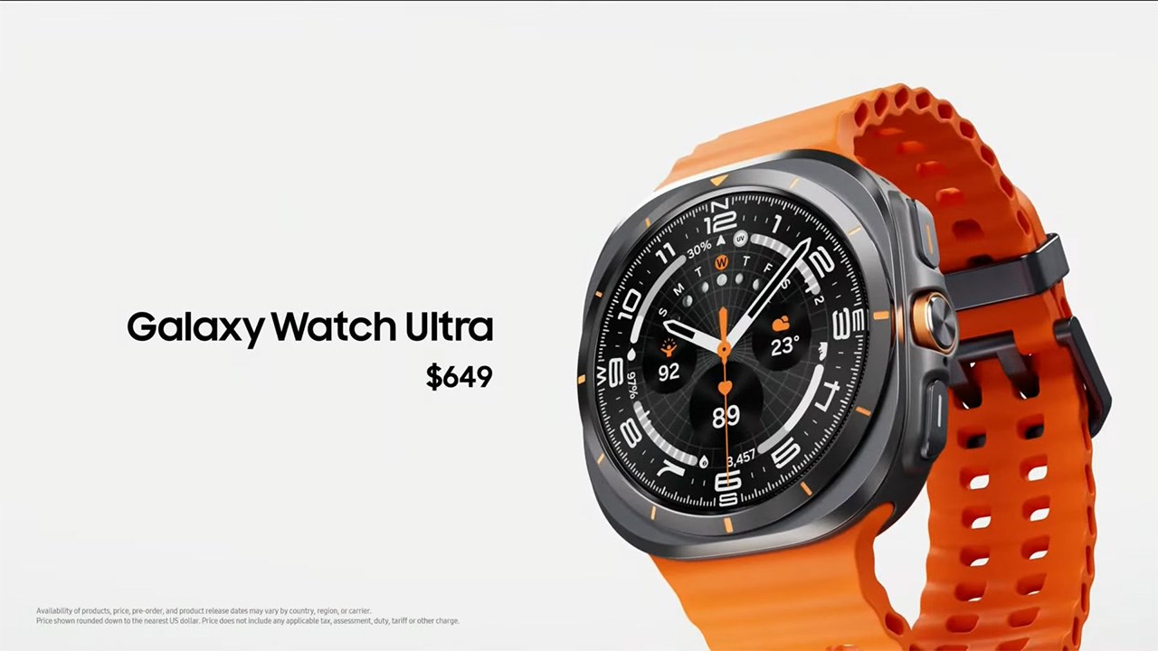 Giá bán chính thức của Galaxy Watch Ultra
