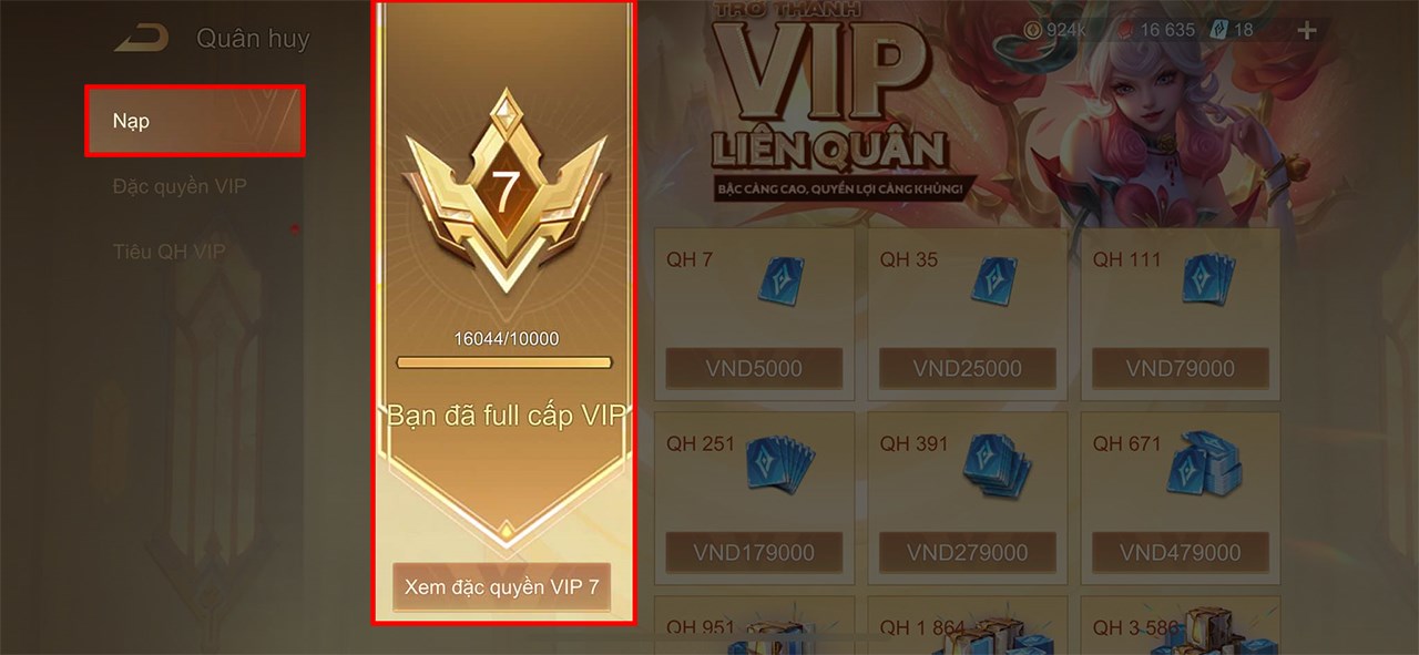 Cách xem đã nạp bao nhiêu tiền vào Liên quân Mobile Cách xem đã nạp bao nhiêu tiền vào Liên quân Mobile