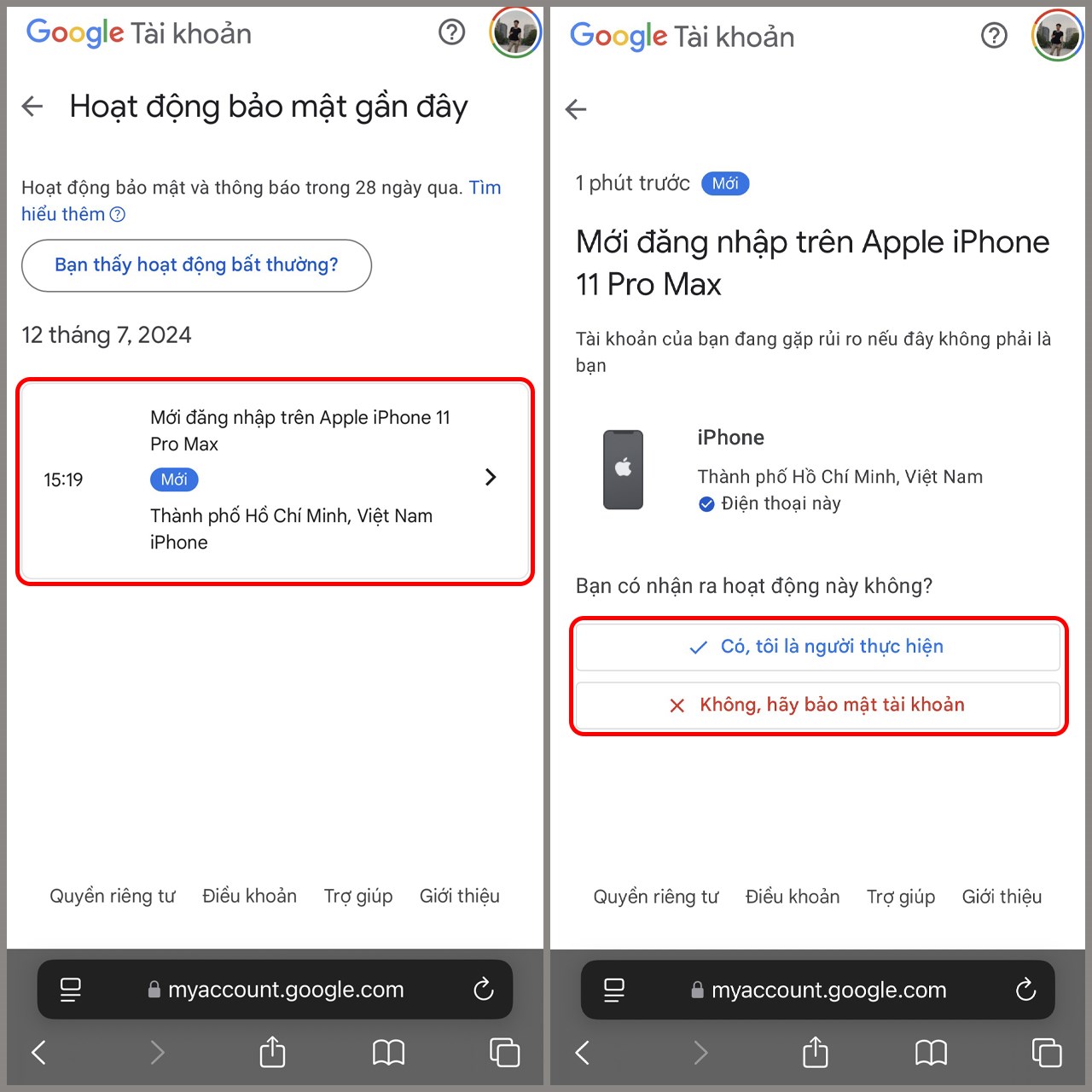 Cách xem lịch sử đăng nhập Gmail