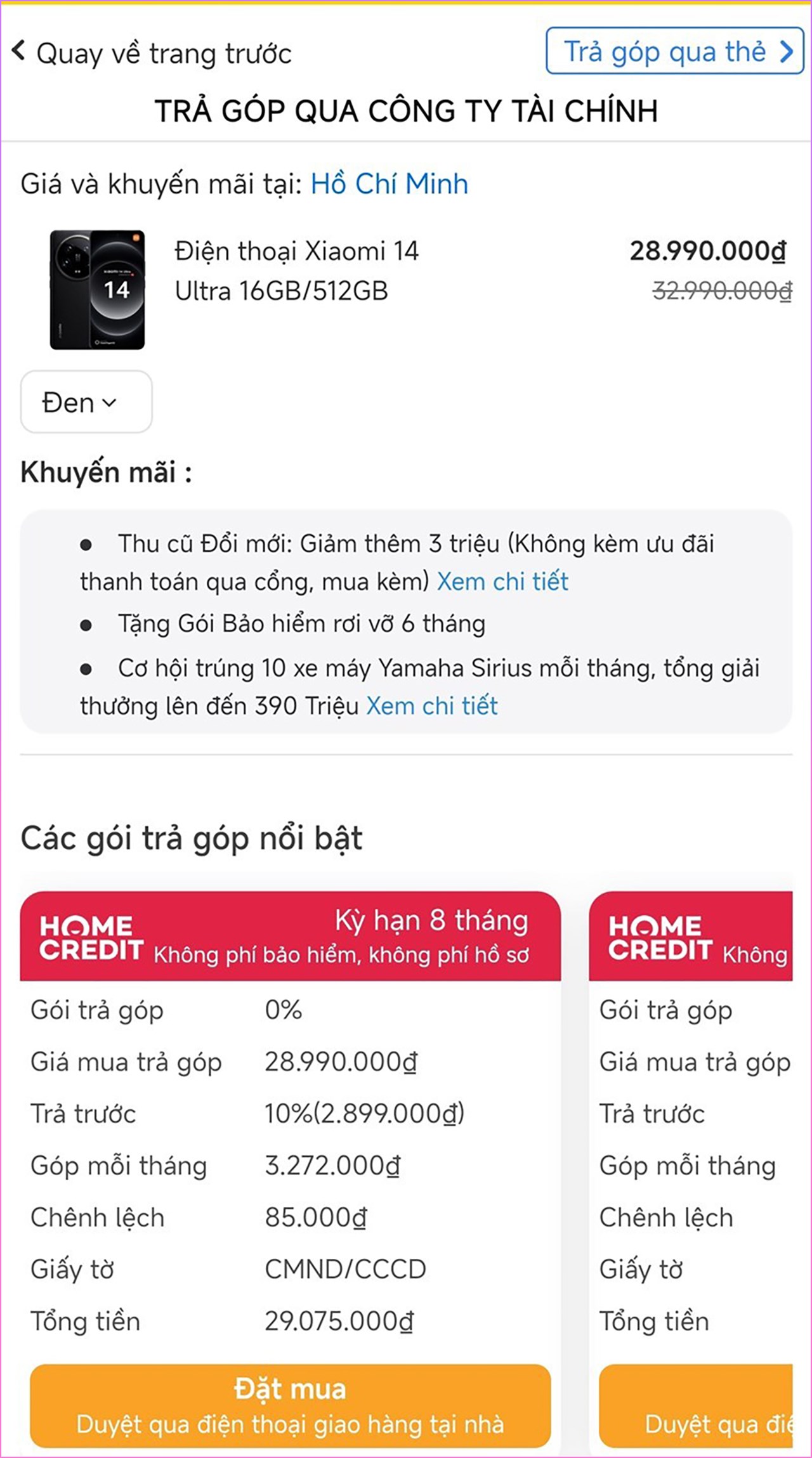 Trả góp online tại Thế Giới Di Động siêu tiện lợi - Giao hàng tận nhà - Nhận quà tận tay