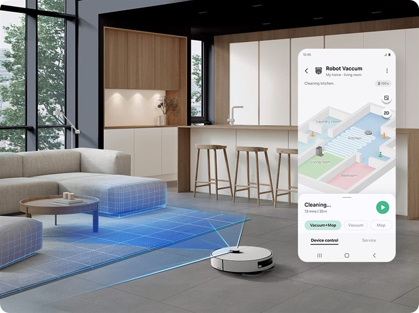 Thiết lập bản đồ nhà 3D