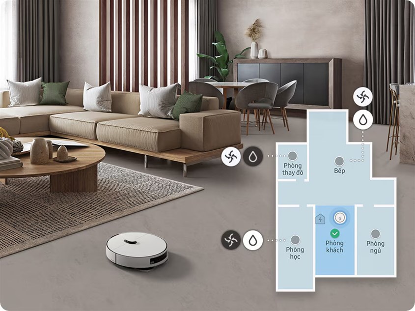 Tùy chỉnh đa dạng các chế độ dọn dẹp
