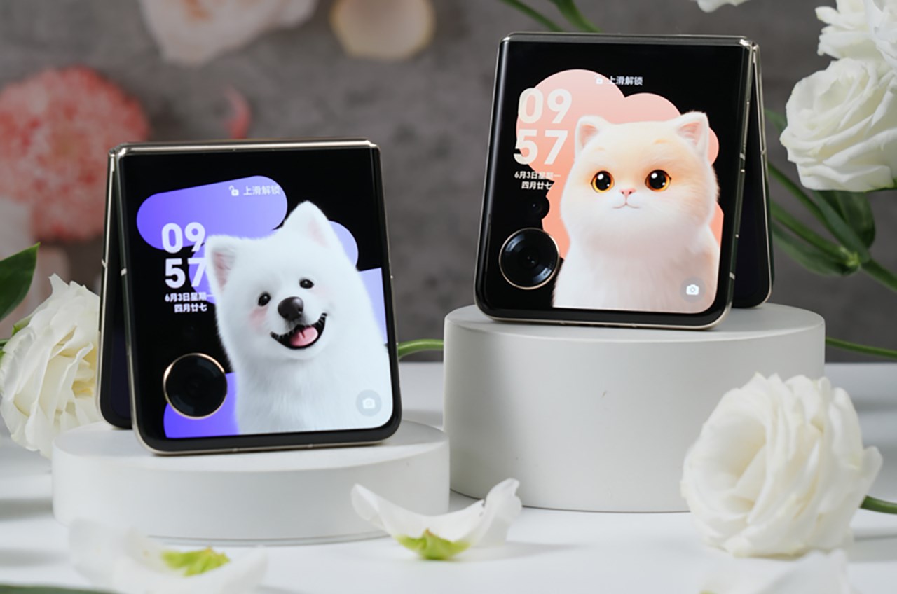 Màn hình phụ HONOR Magic V Flip có chất lượng hiển thị cực kỳ tốt. Nguồn: Weibo.