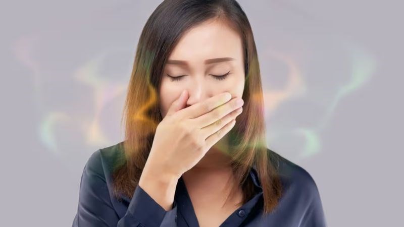Lá chanh có đặc tính kháng khuẩn giúp làm sạch miệng và ngăn ngừa hôi miệng 