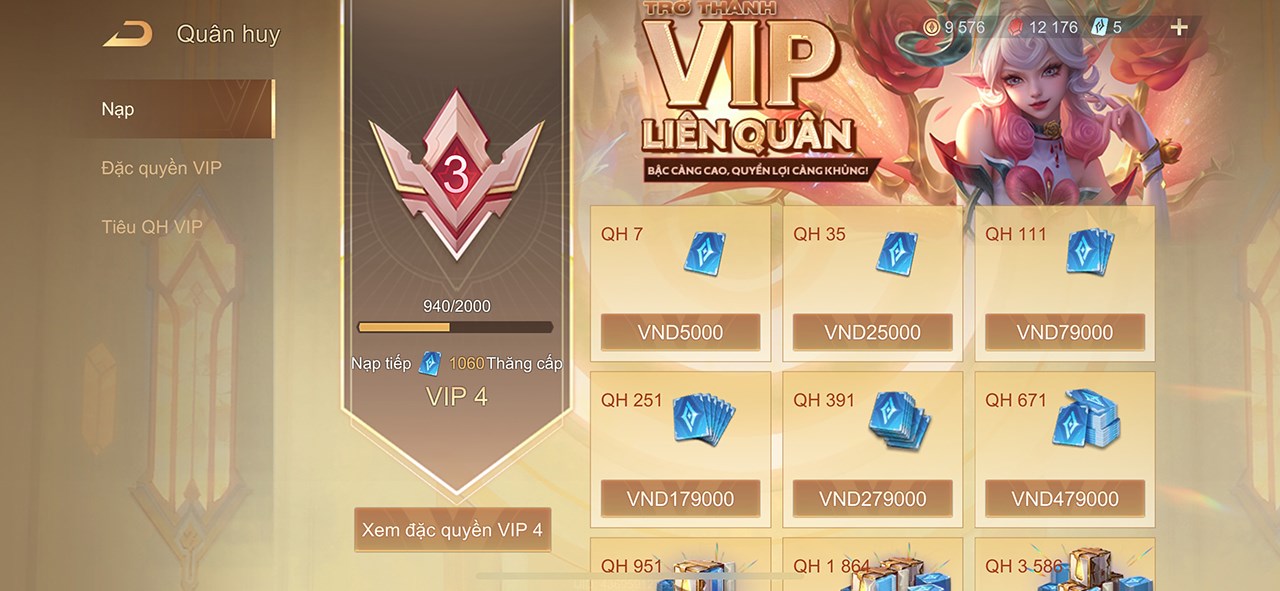 LQ VIP là gì? Tìm Hiểu Chi Tiết Về Đặc Quyền và Ưu Đãi VIP Trong Liên Quân Mobile