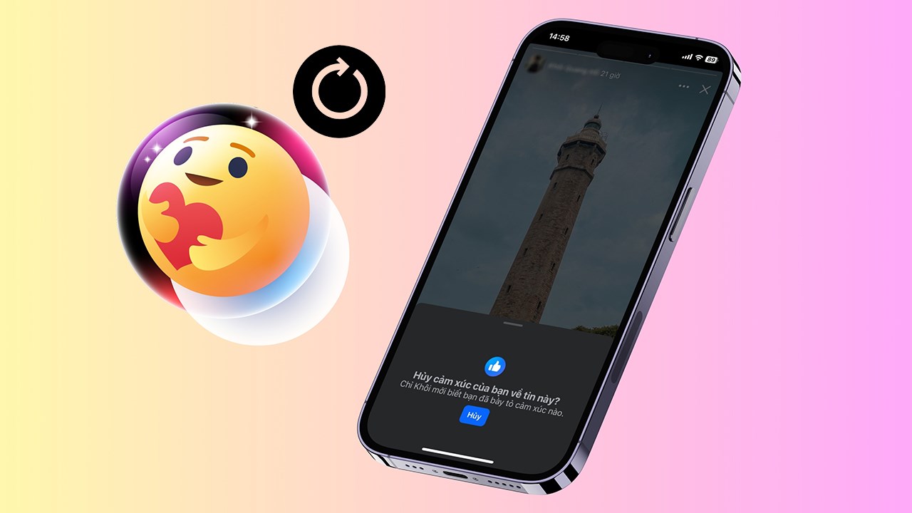 Cách thu hồi cảm xúc trên Story Facebook