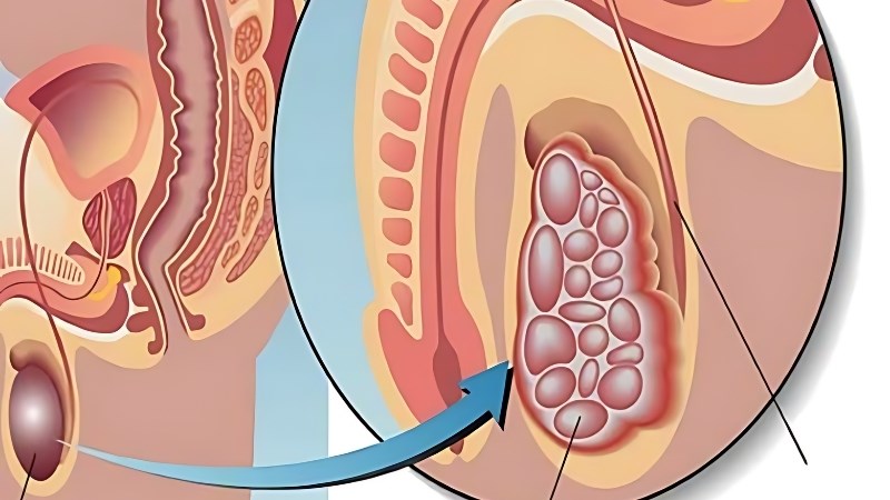 Tinh thể canxi lắng đọng trong bìu gây ra cảm giác đau ở bộ phận sinh dục Tinh thể canxi lắng đọng trong bìu gây ra cảm giác đau ở bộ phận sinh dục