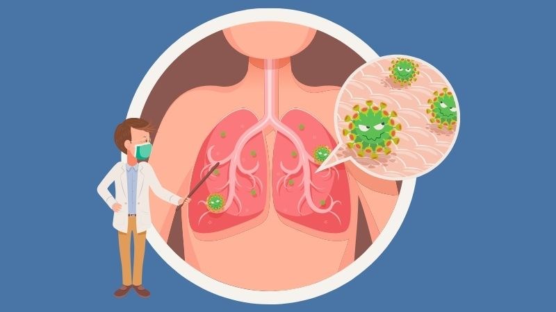 Bệnh cúm A nặng có thể gây ra biến chứng viêm phổi