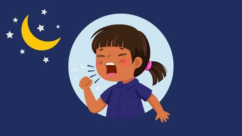 Triệu chứng đặc trưng của ho gà là ho dữ dội, đặc biệt về đêm