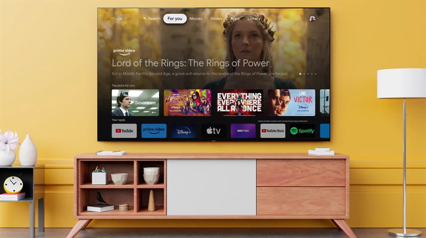 Google Tivi Sony 4K 43 inch KD-43X77L sở hữu kho ứng dụng đa dạng